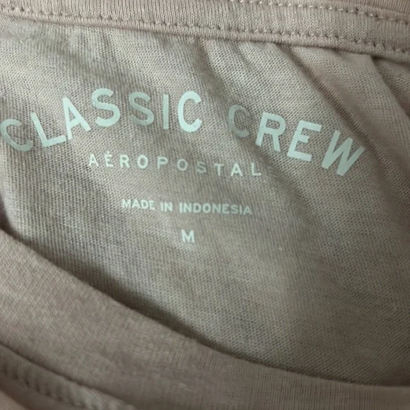 aeropostale pink tee soft material SIZE MEDIUM - Picture 3 of 4